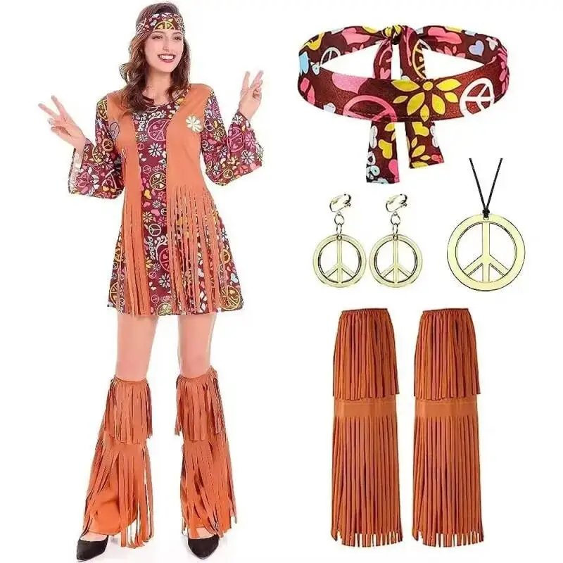 Women'S Accessories In The 60S - 여성 60년대 70년대 빈티지 히피 디스코