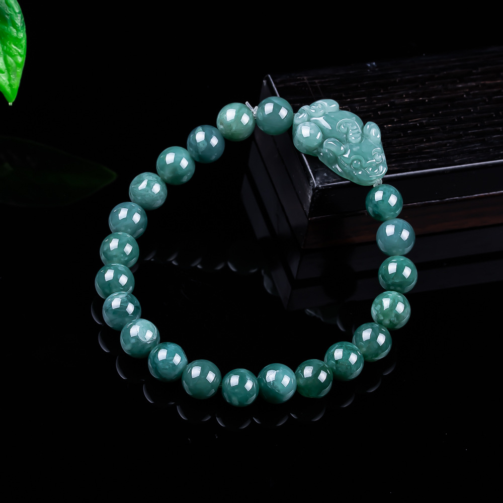 Women'S Accessories Jewelry - 천연 버마산 경옥 픽시우 팔찌 빈티지