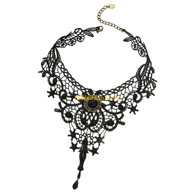 Women'S Vampire Accessories - Y5GC 레이스 초커 목걸이 고딕 레이스
