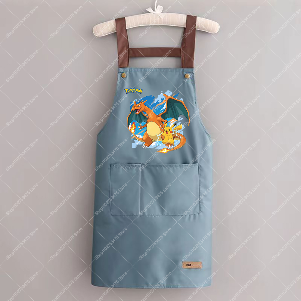 Women Kitchen Accessories - 여성 남성 패션 프린트 앞치마 만화