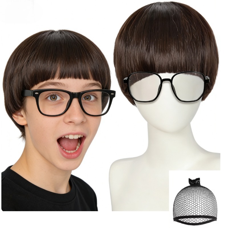 Women'S Accessories In The 60S - 앞머리가 있는 버섯 모양 가발 +