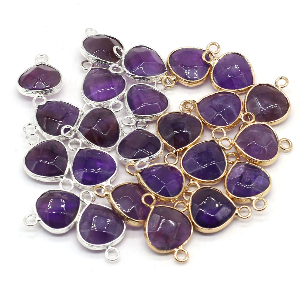 Women Accessories Dropshipping - 2pcs 천연 돌 커넥터 DIY 여성을위한