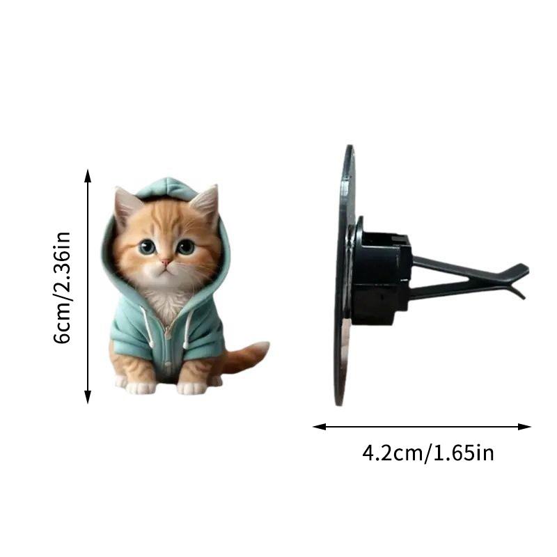Women Accessories Outlet - 고양이 모양 차량용 방향제 클립, 송풍구
