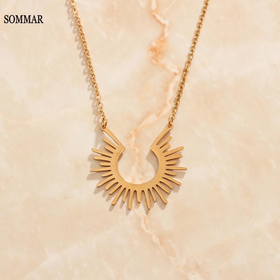 Women'S Accessories Online India - SOMMAR 여성용 금도금 목걸이 및 펜던트,