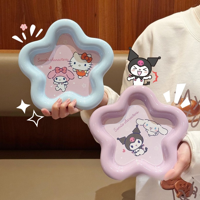 Women Kitchen Accessories - 만화 고양이 프린트 세라믹 식기 세트