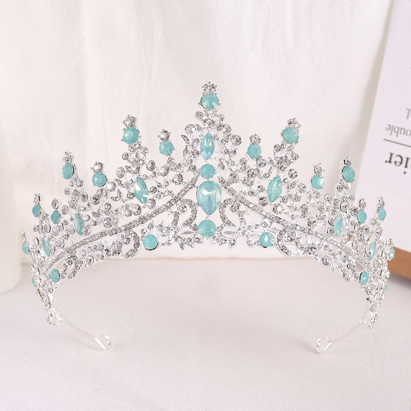 Women Jewelry Accessories For Black Dress - 바로크 공주 여왕 오팔 크리스탈 신부