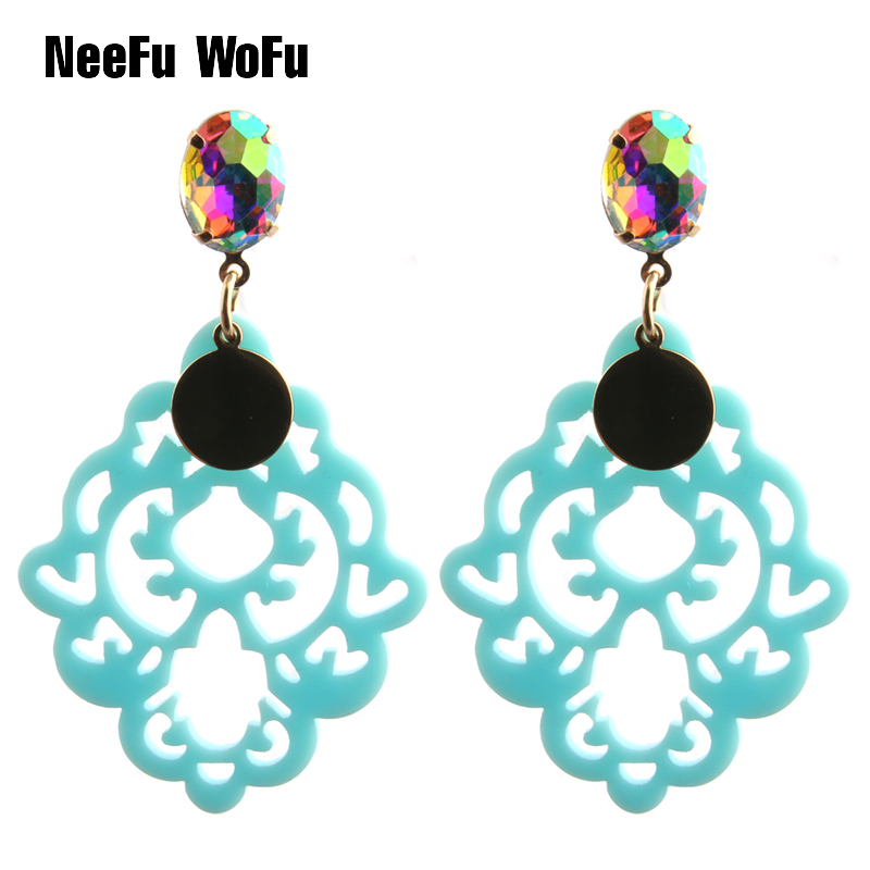 Women'S Accessories New Look - NeeFu WoFu 레진 드롭 귀걸이, 크고