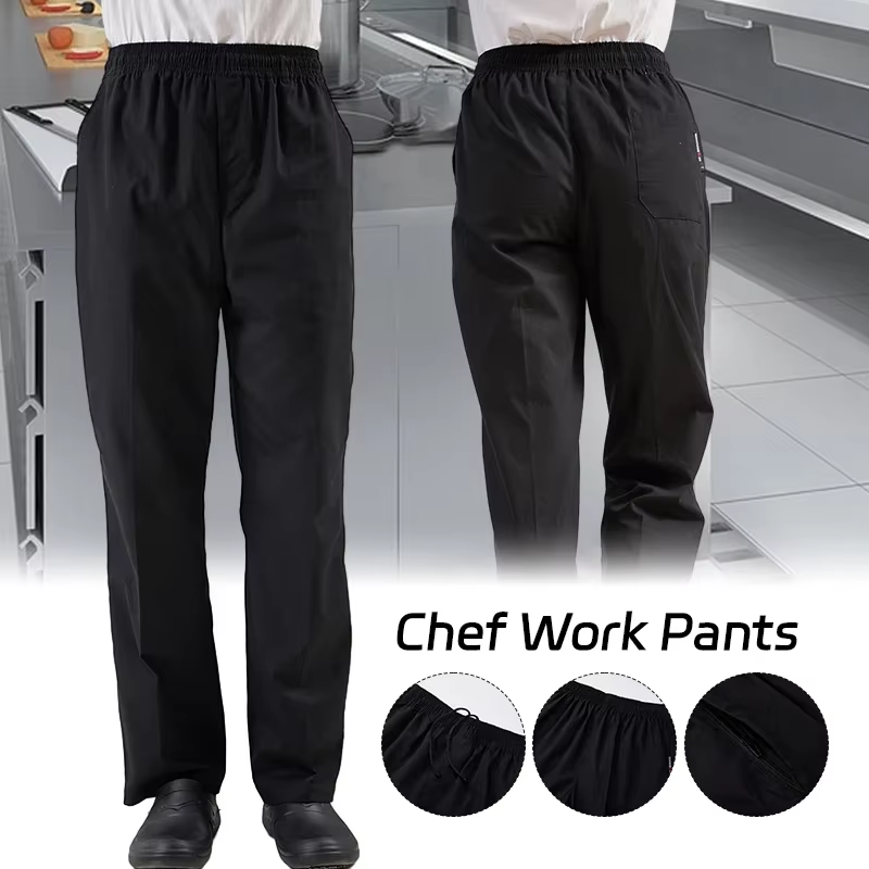 Women Kitchen Accessories - 남성용 고품질 셰프 바지 새로운 셰프