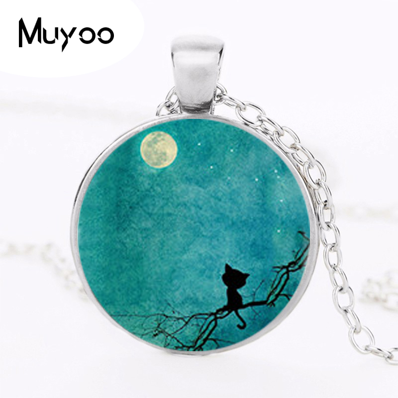 검은 고양이 로고 펜던트 목걸이 수제 수지 빈티지 목걸 - Women Jewelry Accessories For Black Dress 리뷰 및 가격