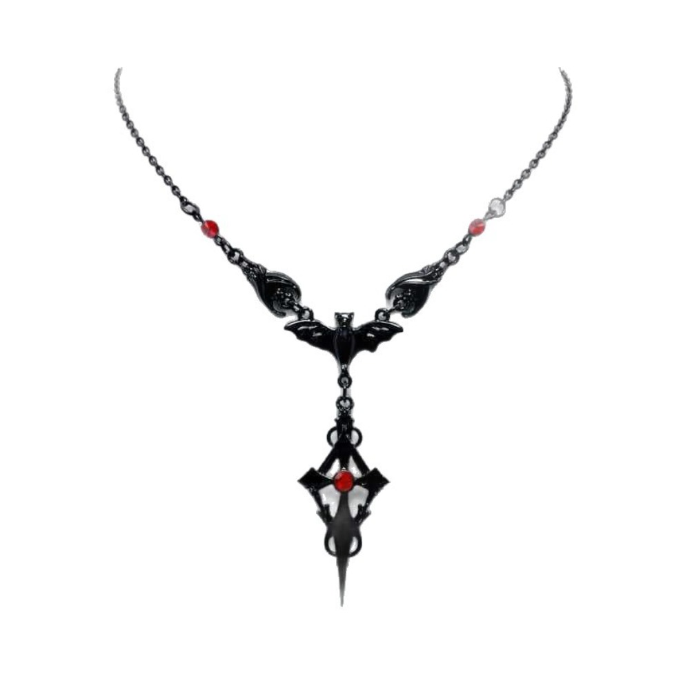 개성있는 고딕풍 블랙 뱀파이어 박쥐 3마리가 장식된 레 - Women'S Vampire Accessories 리뷰 및 가격