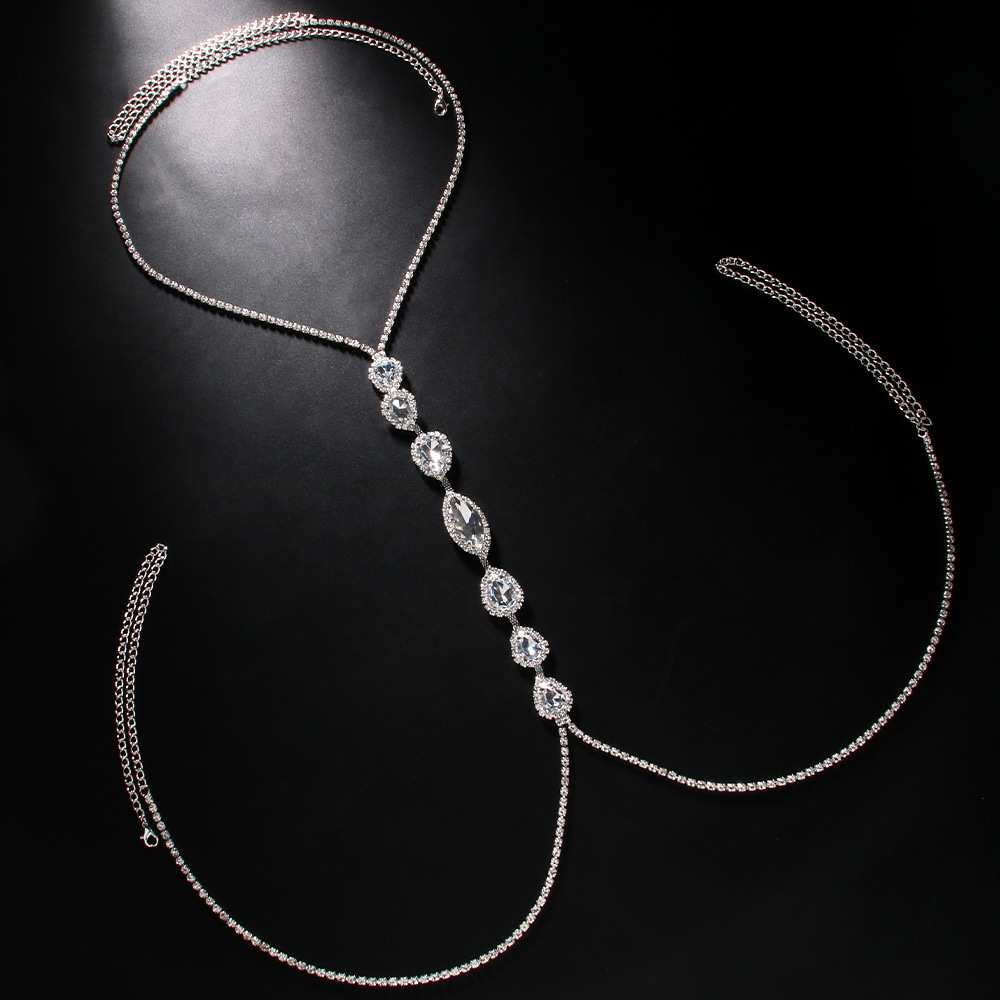 여성을위한 패션 섹시한 워터 드롭 목걸이 가슴 체인 럭 - Women Accessories Dropshipping 리뷰 및 가격