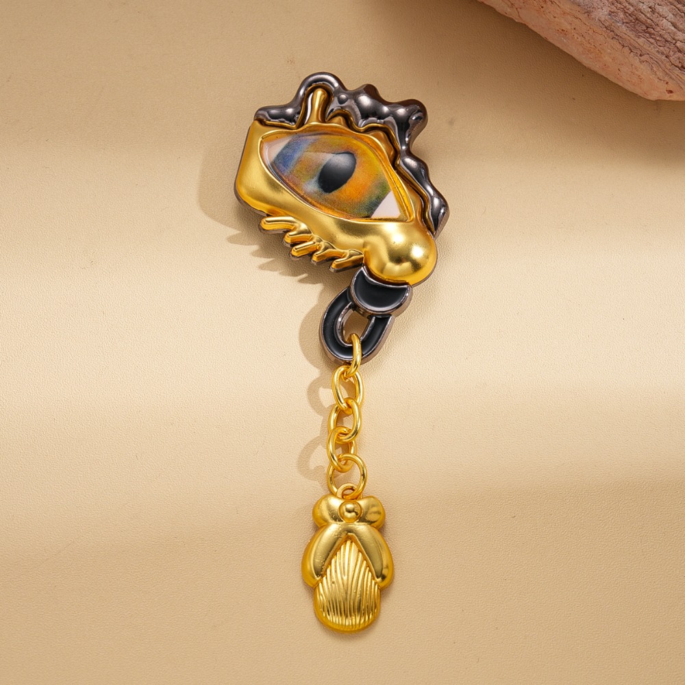 고급 금속 눈물방울 태슬 브로치 핀 여성 패션 유니크  - Women'S Accessories Jewelry 리뷰 및 가격