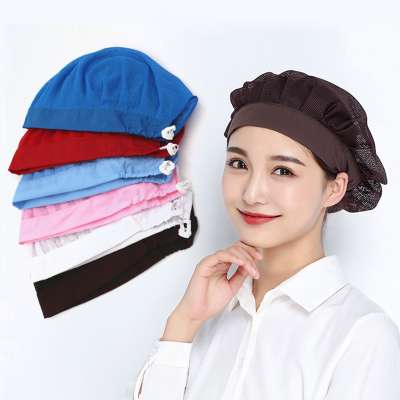 남성 여성 그물 모자 빵집 베이킹 워크샵 작업 모자 불 - Women Kitchen Accessories 리뷰 및 가격
