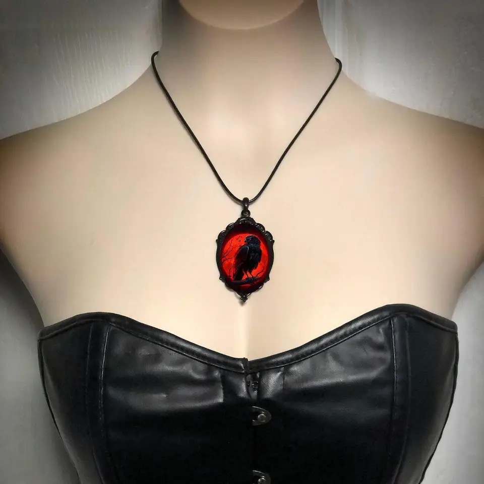 고딕 뱀파이어 올빼미 카메오 목걸이 여성 남성 패션 이 - Women'S Vampire Accessories 리뷰 및 가격