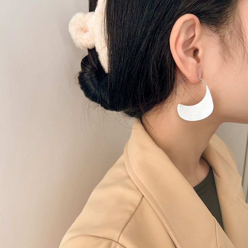 925 스털링 실버 과장된 큰 링 귀걸이 여성용 빈티지 - Statement Earrings Oversized 리뷰 및 가격