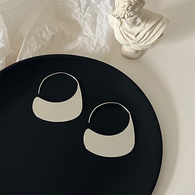 925 스털링 실버 과장된 큰 링 귀걸이 여성용 빈티지 - Statement Earrings Oversized 리뷰 및 가격