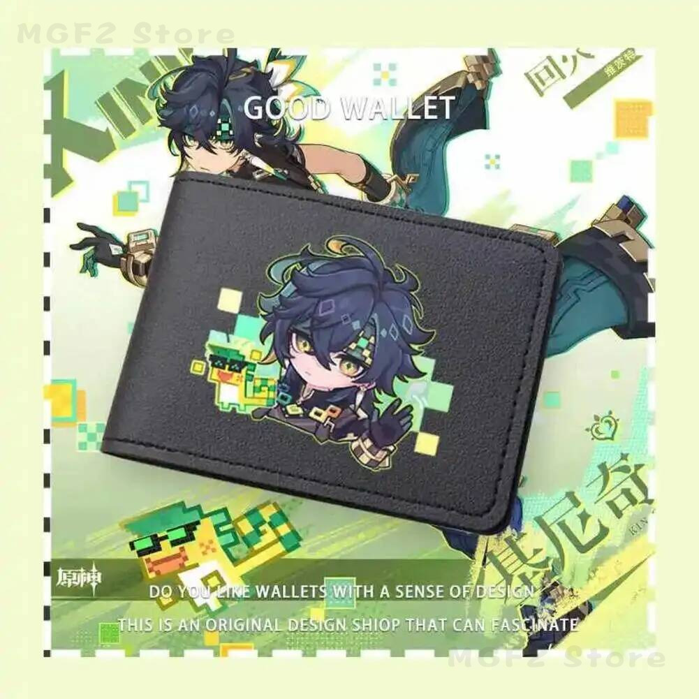 애니메이션 여성 카드 홀더 동전 지갑 학생 Genshi - Women'S Accessories Wallet 리뷰 및 가격