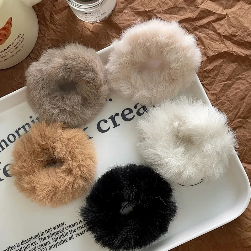 1-4PCS 여성용 새로운 다채로운 푹신한 헤어 밴드G - Women'S Winter Accessories Set 리뷰 및 가격