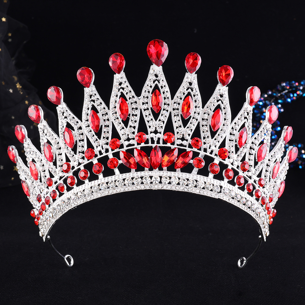 12가지 색상 빈티지 럭셔리 바로크 물방울 크리스탈 티 - Women Jewelry Accessories For Black Dress 리뷰 및 가격