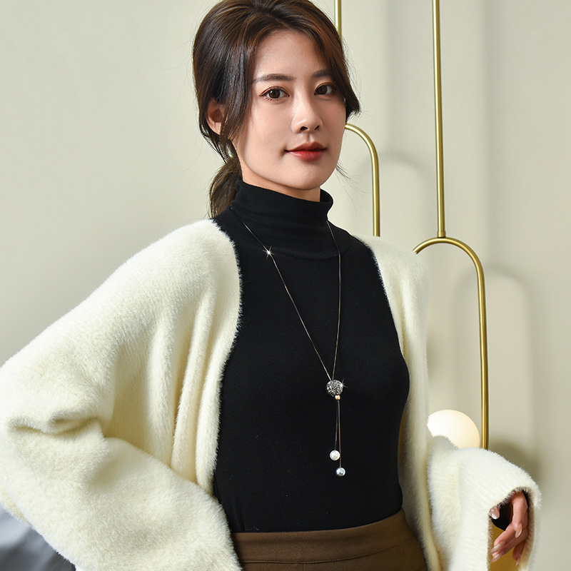 여성용 블랙 크리스탈 볼 롱 목걸이, 여성용 쥬얼리 스 - Women Jewelry Accessories For Black Dress 리뷰 및 가격
