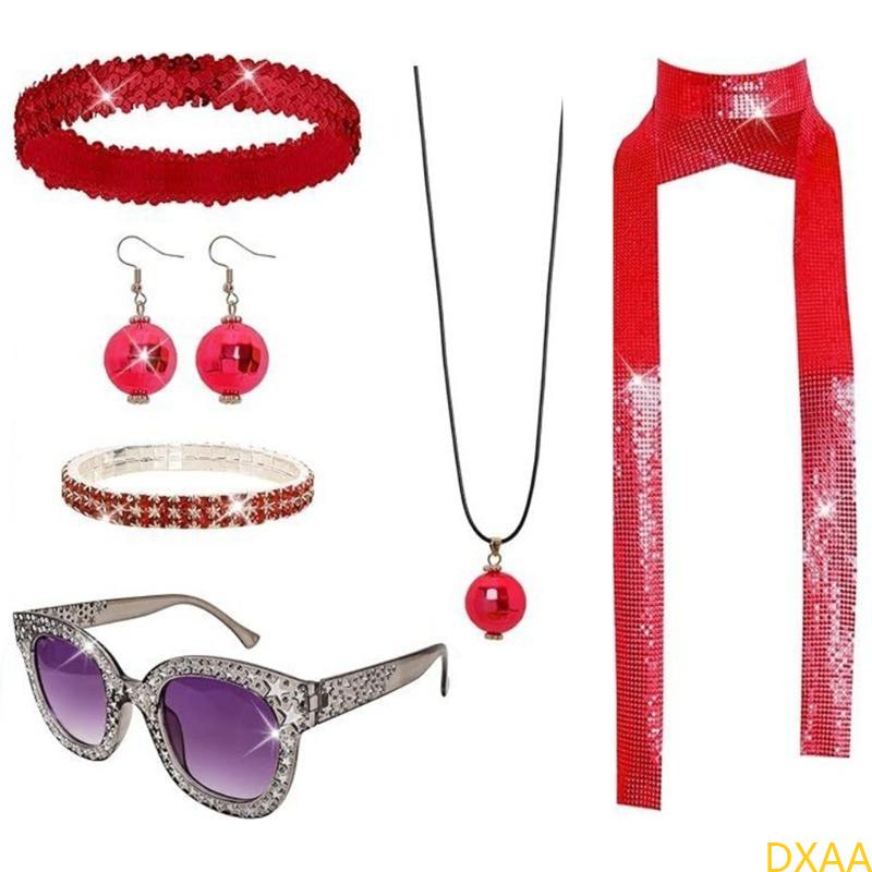 DXAA 60S 70 년대 80 년대 디스코 액세서리  - Women'S Accessories In The 60S 리뷰 및 가격