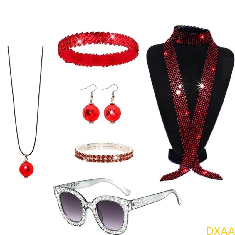 DXAA 60S 70 년대 80 년대 디스코 액세서리  - Women'S Accessories In The 60S 리뷰 및 가격