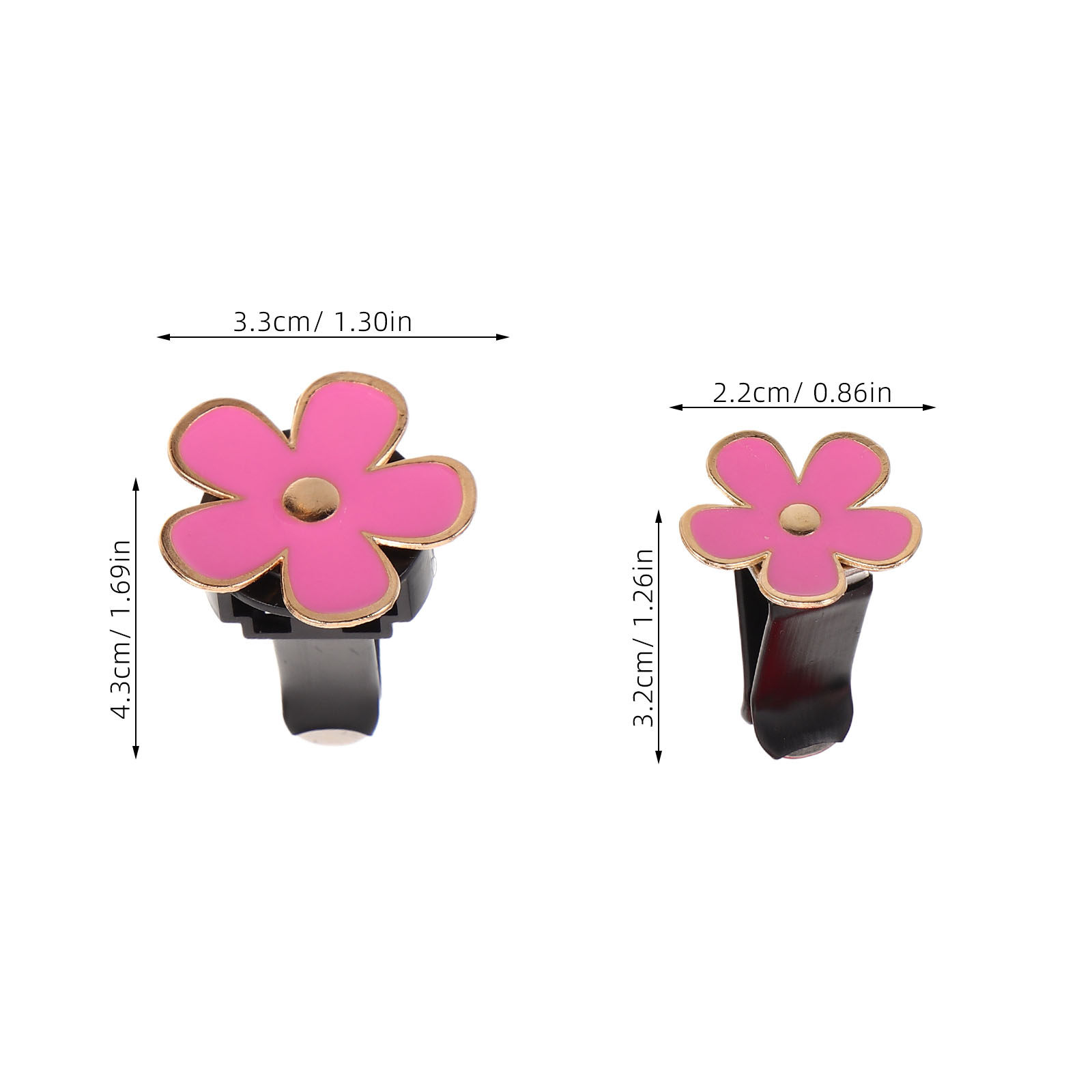 1세트 메탈 데이지 자동차 통풍구 클립 아로마테라피 향 - Women Accessories Outlet 리뷰 및 가격