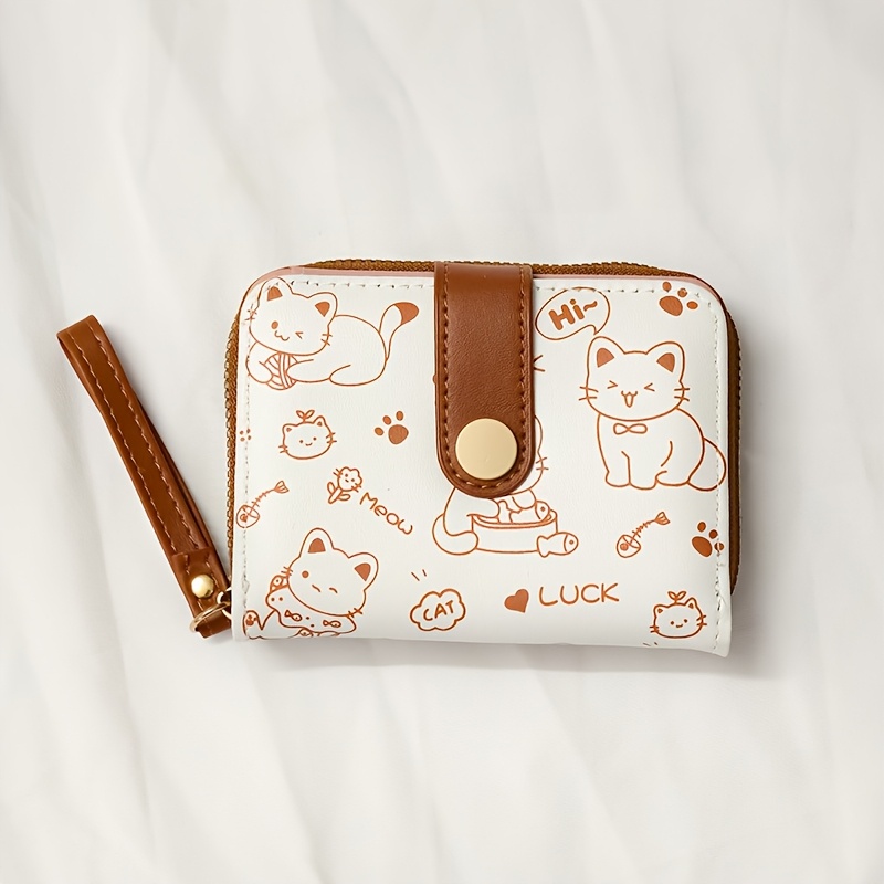 여성 지갑 동전 지갑 프린트 귀여운 곰 지갑 삼단 스냅 - Women'S Accessories Wallet 리뷰 및 가격