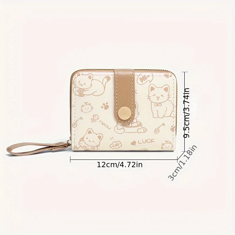 여성 지갑 동전 지갑 프린트 귀여운 곰 지갑 삼단 스냅 - Women'S Accessories Wallet 리뷰 및 가격