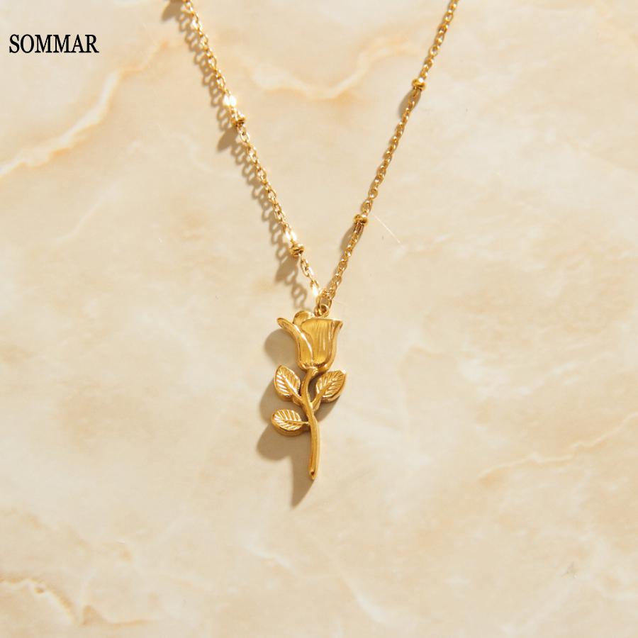 SOMMAR 온라인 쇼핑 인도 골드 도금 레이디 목걸이 - Women'S Accessories Online India 리뷰 및 가격
