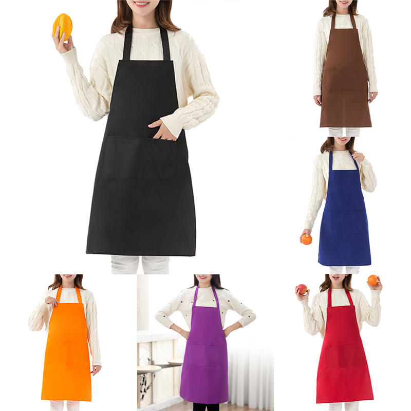 여성 남성 요리용 주방 앞치마 단색 셰프 웨이터 커피숍 - Women Kitchen Accessories 리뷰 및 가격