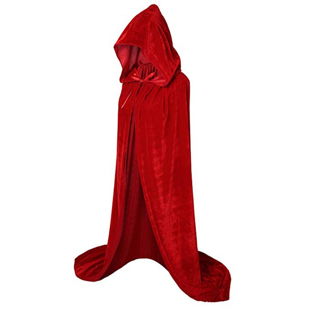 할로윈 망토 고딕 후드 망토 성인 엘프 마녀 롱 푸림  - Women'S Vampire Accessories 리뷰 및 가격
