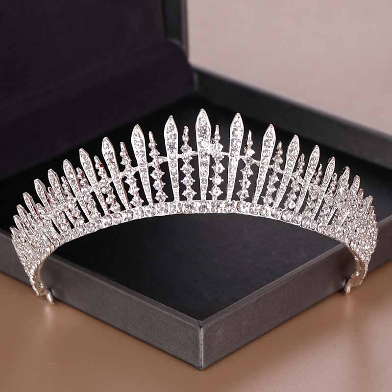 신부 왕관 우아한 웨딩 헤어 액세서리 반짝이는 라인스톤 - Women'S Accessories Jewelry 리뷰 및 가격