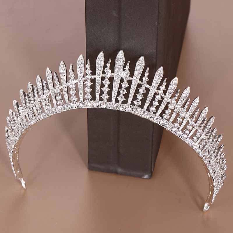 신부 왕관 우아한 웨딩 헤어 액세서리 반짝이는 라인스톤 - Women'S Accessories Jewelry 리뷰 및 가격