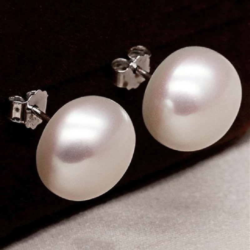 10-13mm 큰 진주 귀걸이 여성을위한 진짜 S925 - Statement Earrings Oversized 리뷰 및 가격