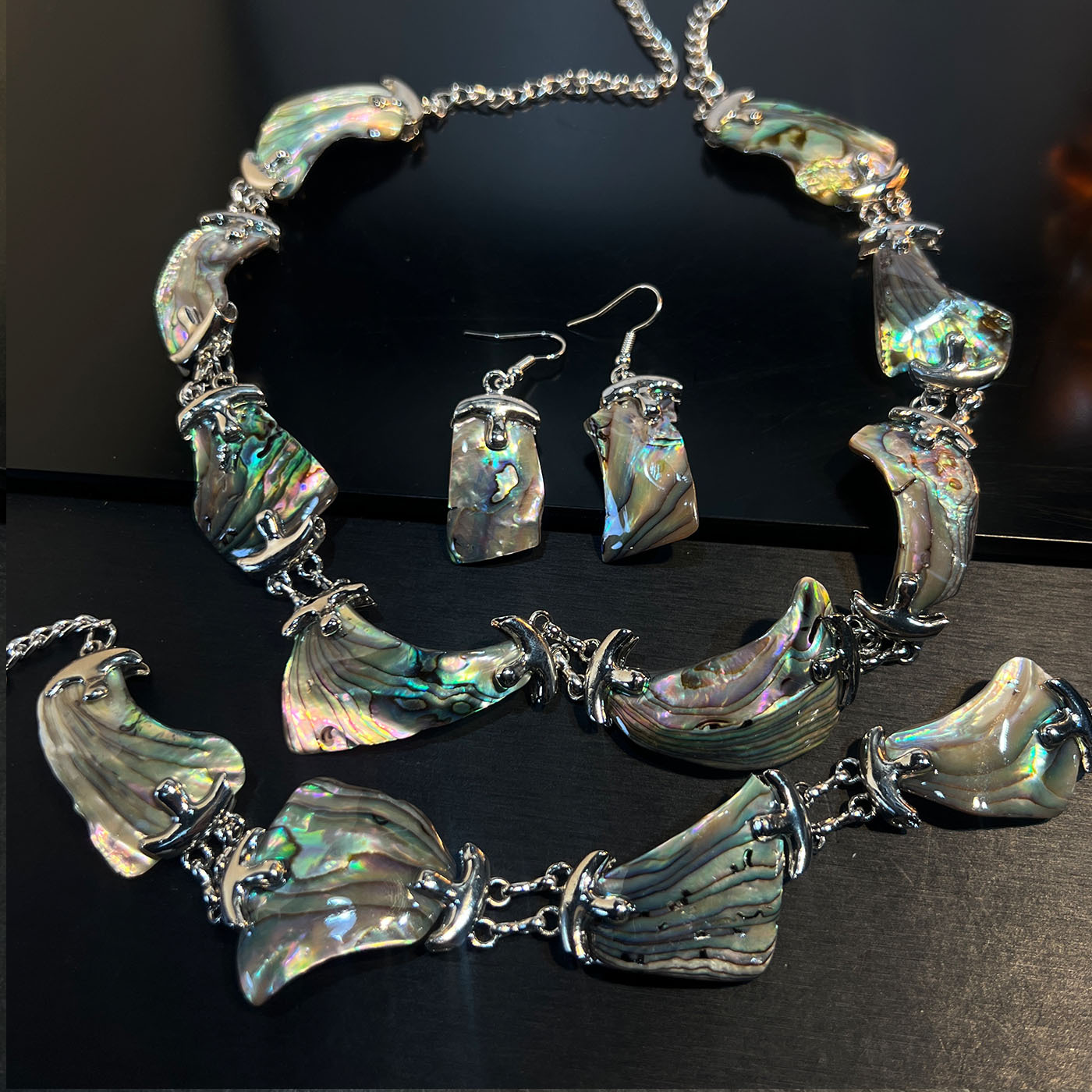여성용 이브닝 파티 드레스 액세서리 목걸이 귀걸이 팔찌 - Women Jewelry Accessories For Black Dress 리뷰 및 가격