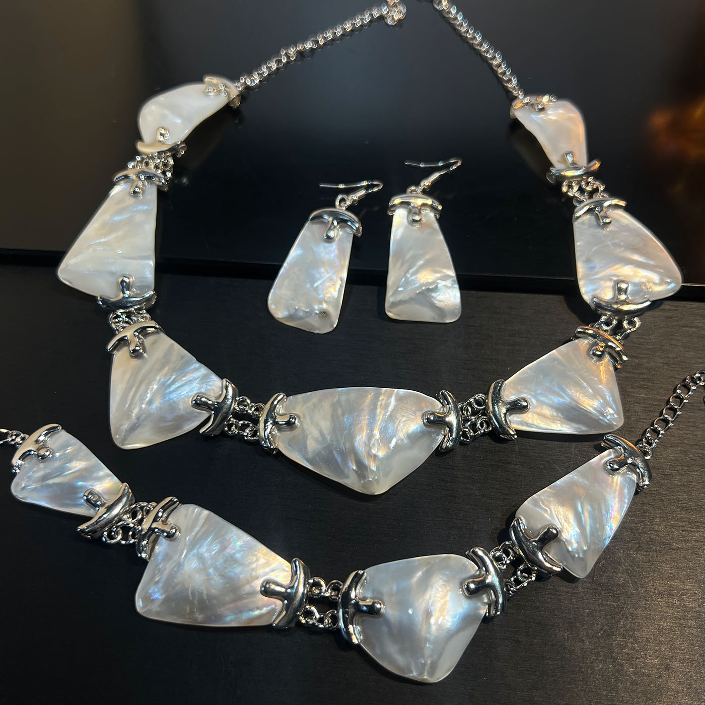 여성용 이브닝 파티 드레스 액세서리 목걸이 귀걸이 팔찌 - Women Jewelry Accessories For Black Dress 리뷰 및 가격