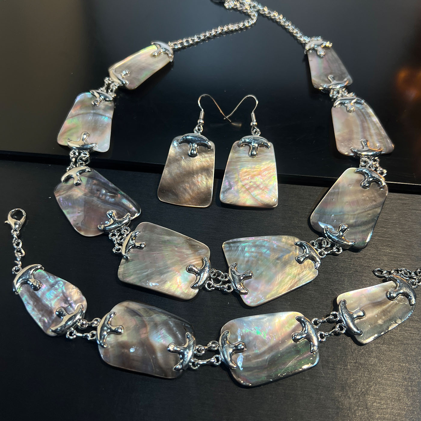 여성용 이브닝 파티 드레스 액세서리 목걸이 귀걸이 팔찌 - Women Jewelry Accessories For Black Dress 리뷰 및 가격