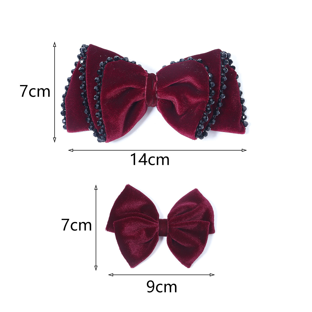 여성용 버건디 블랙 클래식 스타일 벨벳 크리스탈 활,  - Women Jewelry Accessories For Black Dress 리뷰 및 가격