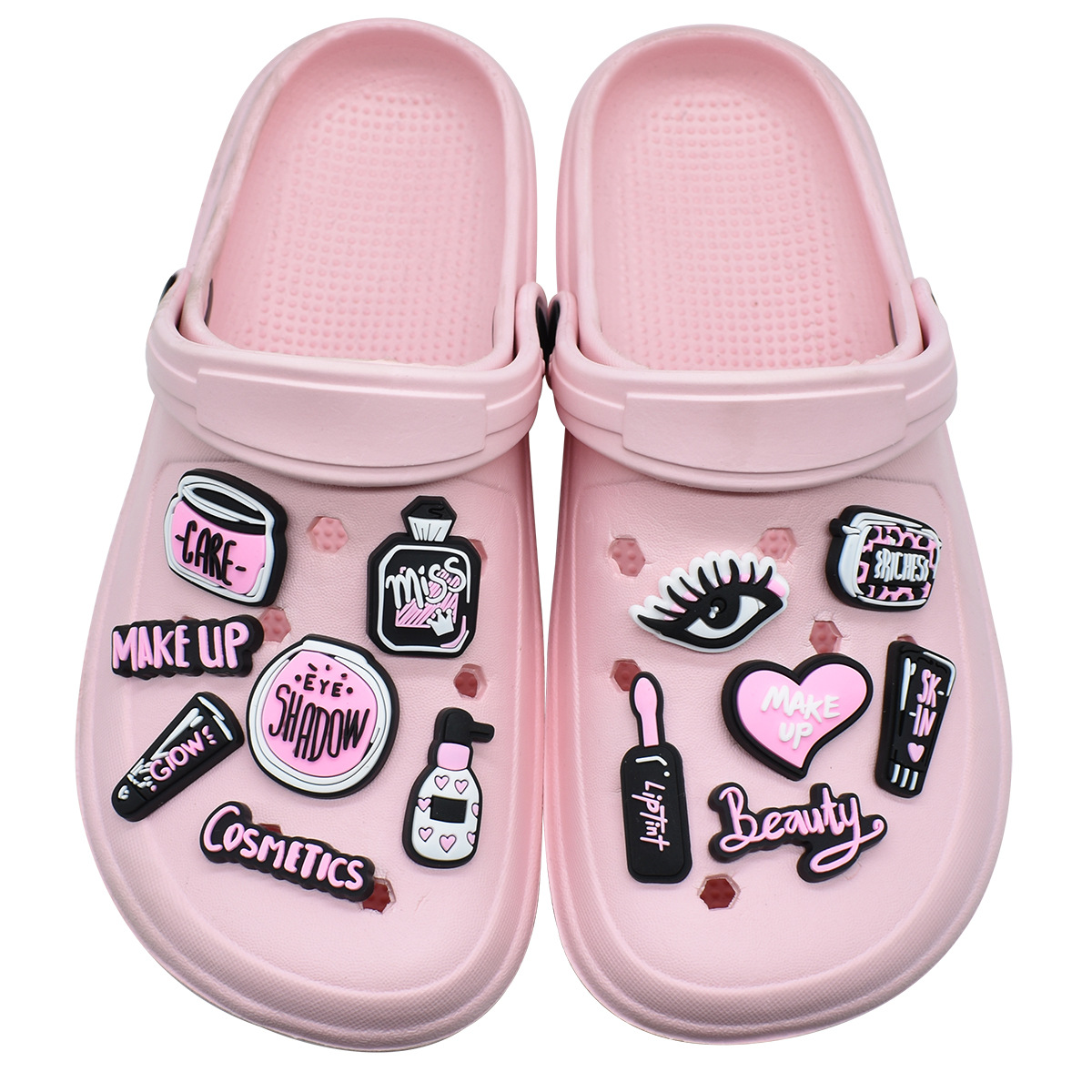 Crocs 핀 액세서리에 대한 핑크 뷰티 메이크업 구두 - Women'S Accessories Crocs 리뷰 및 가격