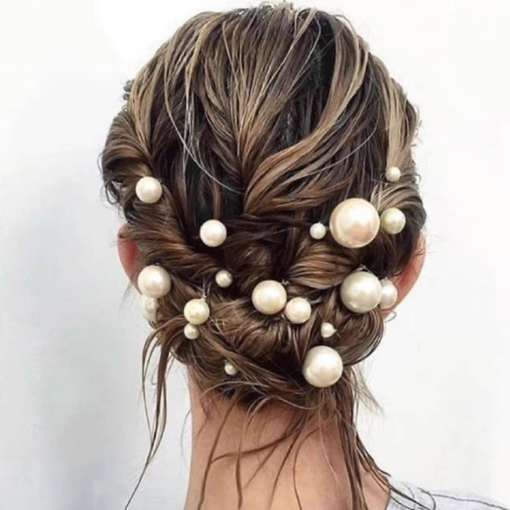진주 크리스탈 헤어핀 빗 세트 신부 웨딩 헤어 액세서리 - Pearl Hair Pin 리뷰 및 가격