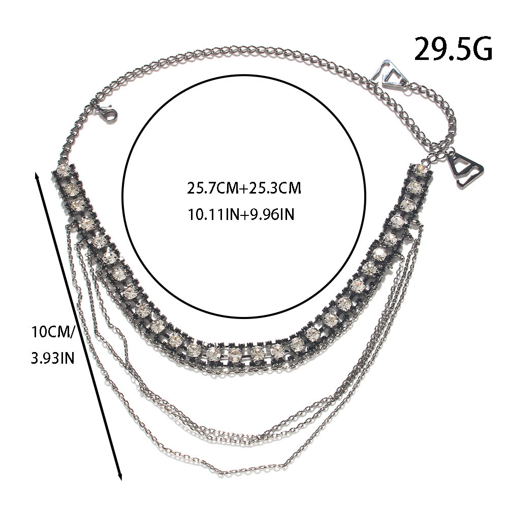 Stonefans 레이브 비키니 숄더 체인, 원피스 장 - Women Jewelry Accessories For Black Dress 리뷰 및 가격