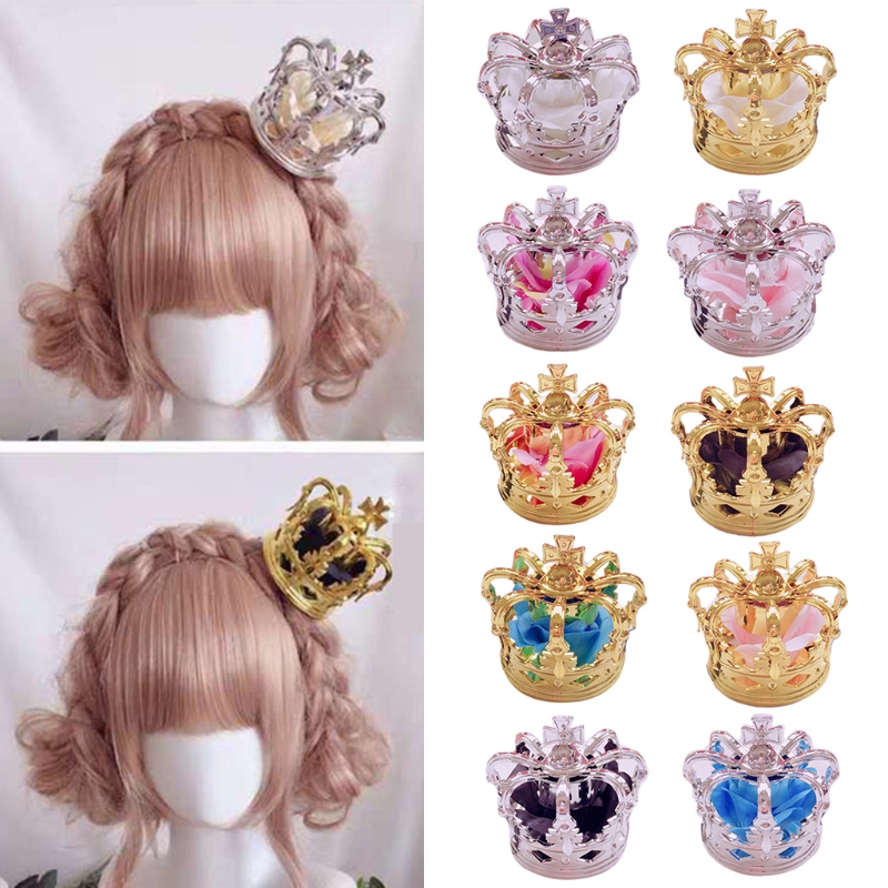 로리타 프린세스 3D 티아라 크라운 사치 인공 장미 꽃 - Women Accessories Dropshipping 리뷰 및 가격