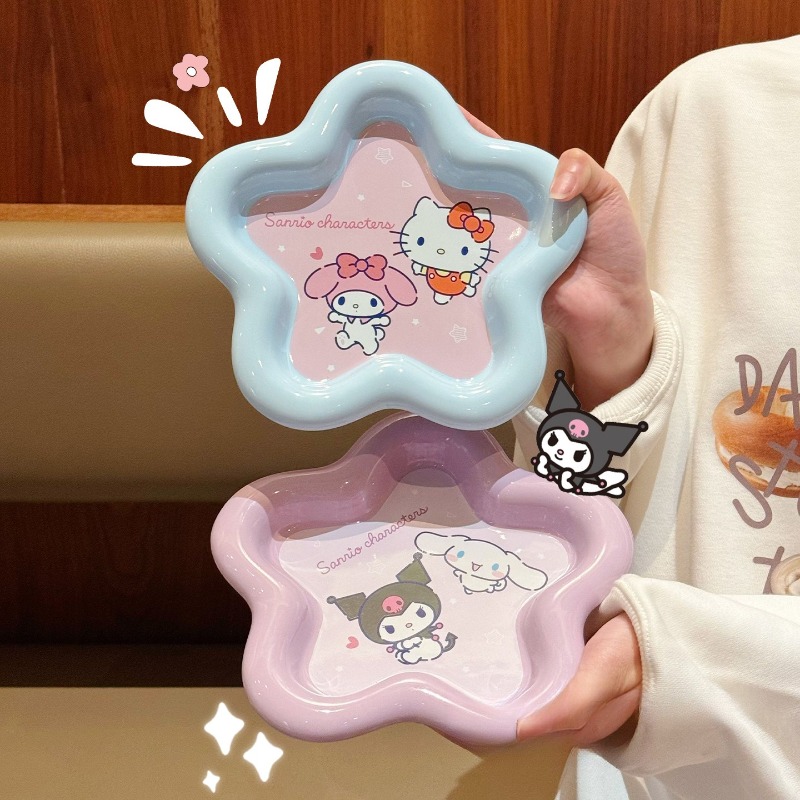 만화 고양이 프린트 세라믹 식기 세트 고급 그릇 접시  - Women Kitchen Accessories 리뷰 및 가격