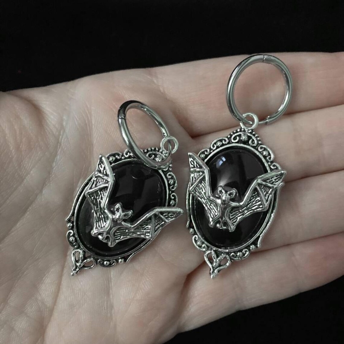 뱀파이어 박쥐 귀걸이, 고딕 주얼리, 마법 액세서리,  - Women'S Vampire Accessories 리뷰 및 가격
