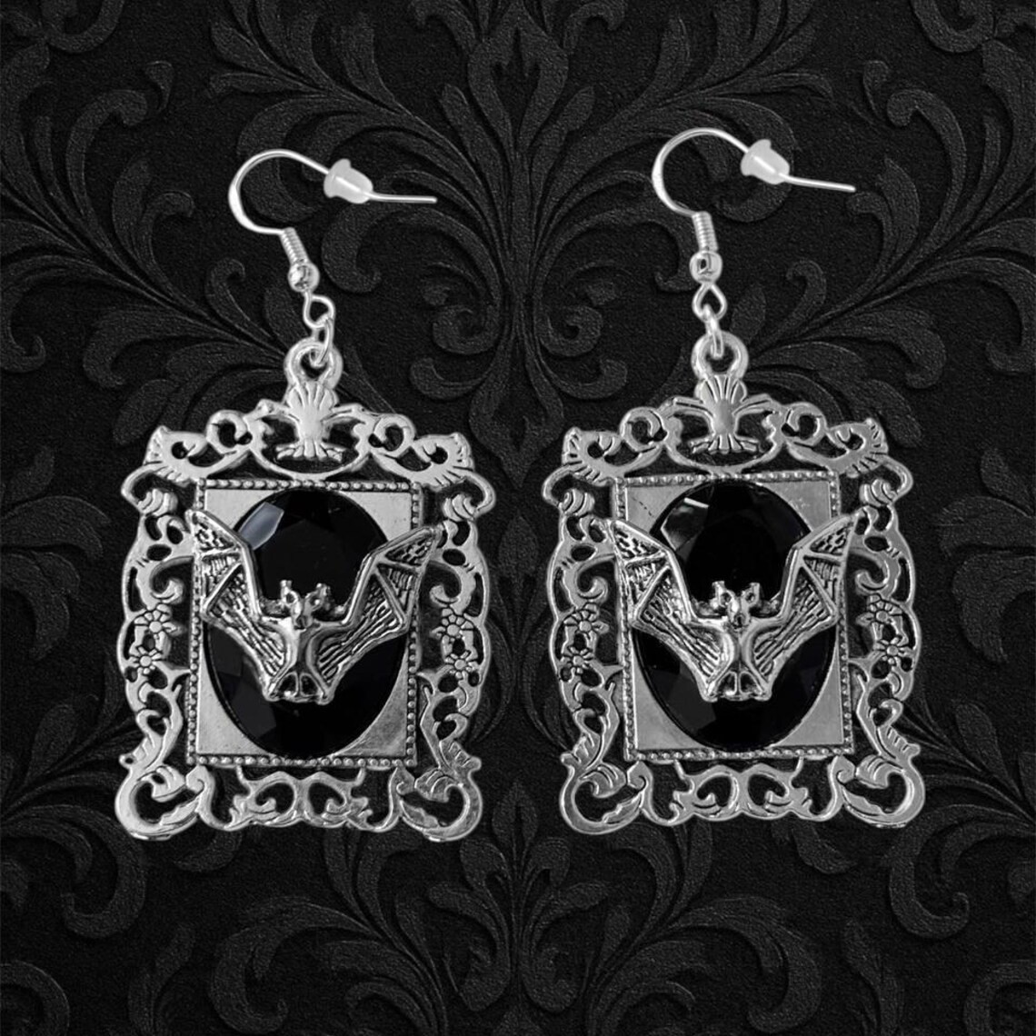 뱀파이어 박쥐 귀걸이, 고딕 주얼리, 마법 액세서리,  - Women'S Vampire Accessories 리뷰 및 가격