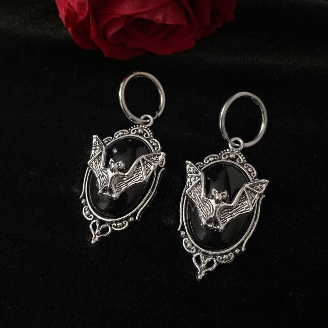 뱀파이어 박쥐 귀걸이, 고딕 주얼리, 마법 액세서리,  - Women'S Vampire Accessories 리뷰 및 가격