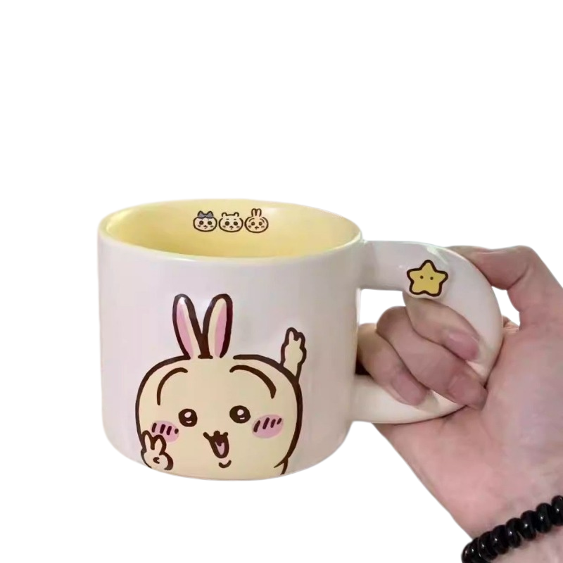 치이카와 하치와레 우사기 큰귀 세라믹 컵 예쁜 만화풍  - Women'S Accessories New Look 리뷰 및 가격