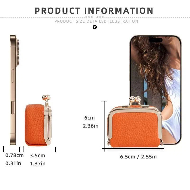 미니 가죽 동전 지갑 – 금색 걸쇠, 여성용 작은 보석 - Women'S Accessories Wallet 리뷰 및 가격