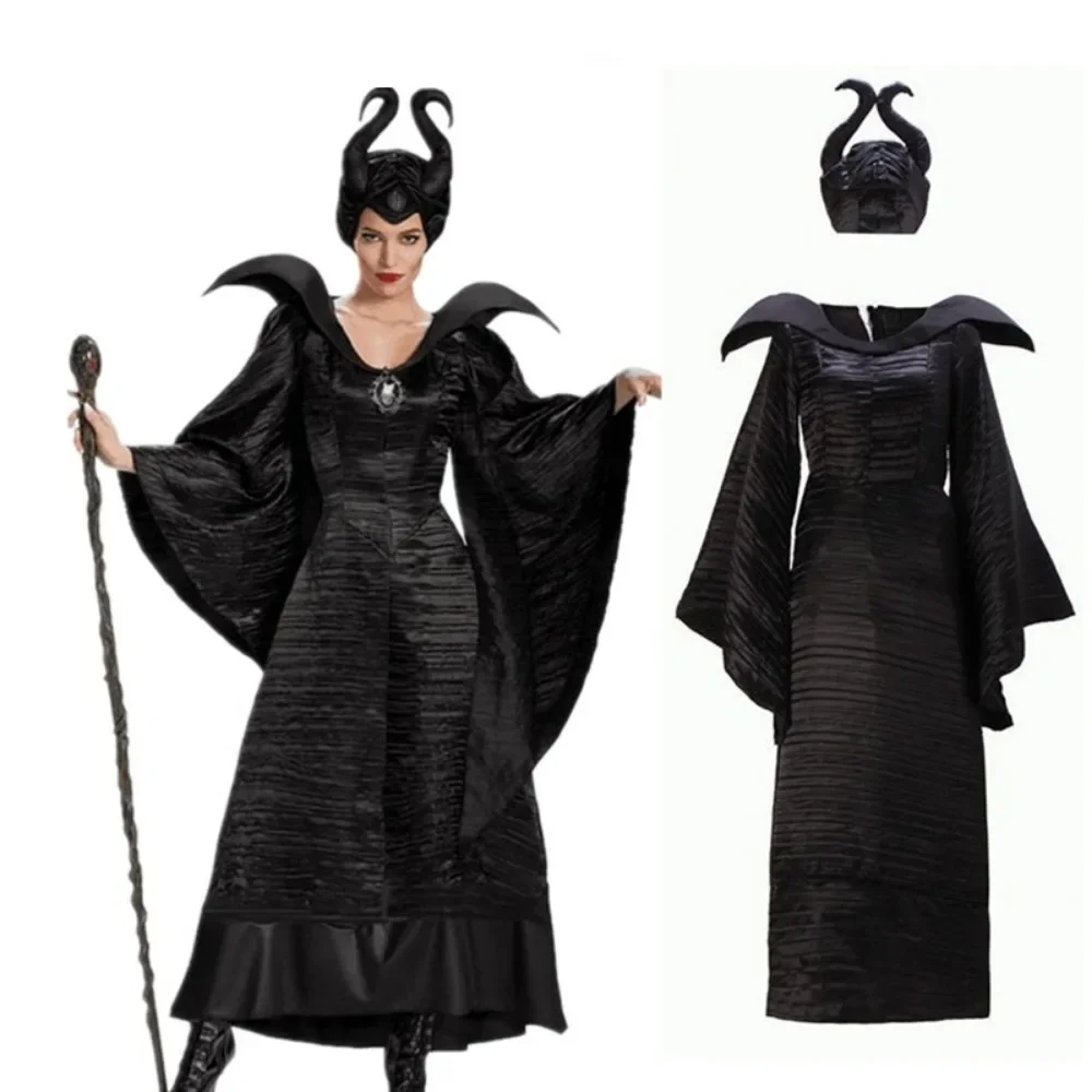Maleficent 마녀 의상 어두운 마녀 여왕 드레스 - Women'S Vampire Accessories 리뷰 및 가격